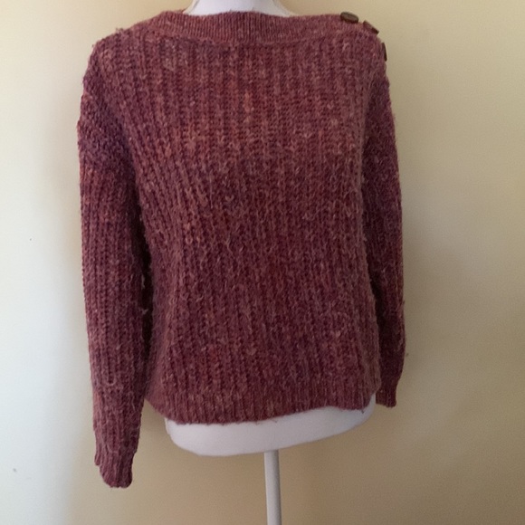 J Crew Multi Color Wool Sweater Chunky Knit Pullover Grandmacore Layer Cozy - Picture 3 of 10